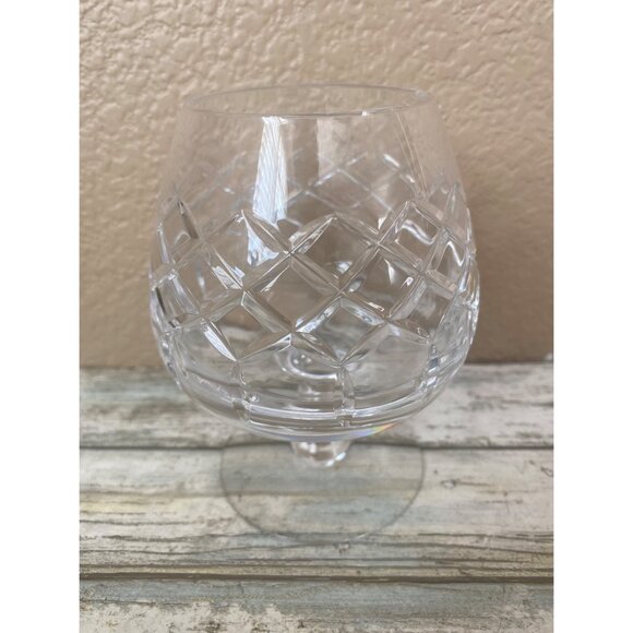 Vintage Signed Cartier Cut Crystal Cordial Glass/Mini Brandy Snifter 4.5" - Picture 2 of 7